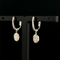 Earrings Cianfrone Gioielli Woman in White Gold Diamante 0.69 Ct OIS521 - OIS521
